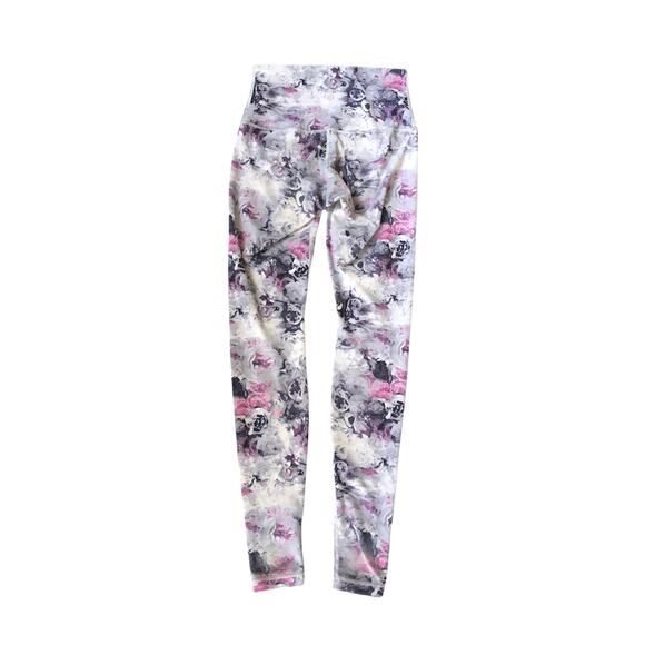 lululemon athletica Pants - Lululemon Wunder Under Pant Full-On Luon Roll Down Moody Mirage White Deep Navy